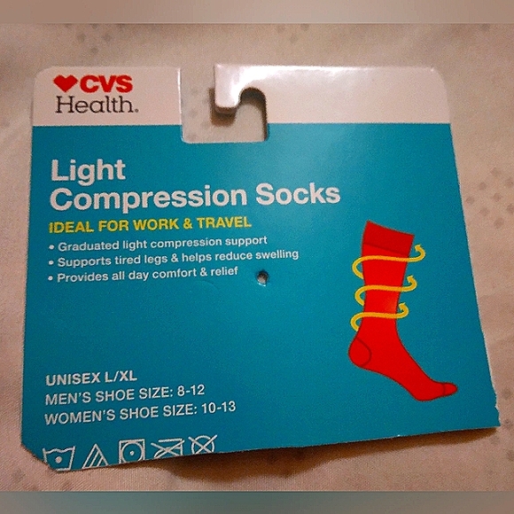 CVS Light Compression Socks (2 pairs) L-XL - Picture 15 of 16